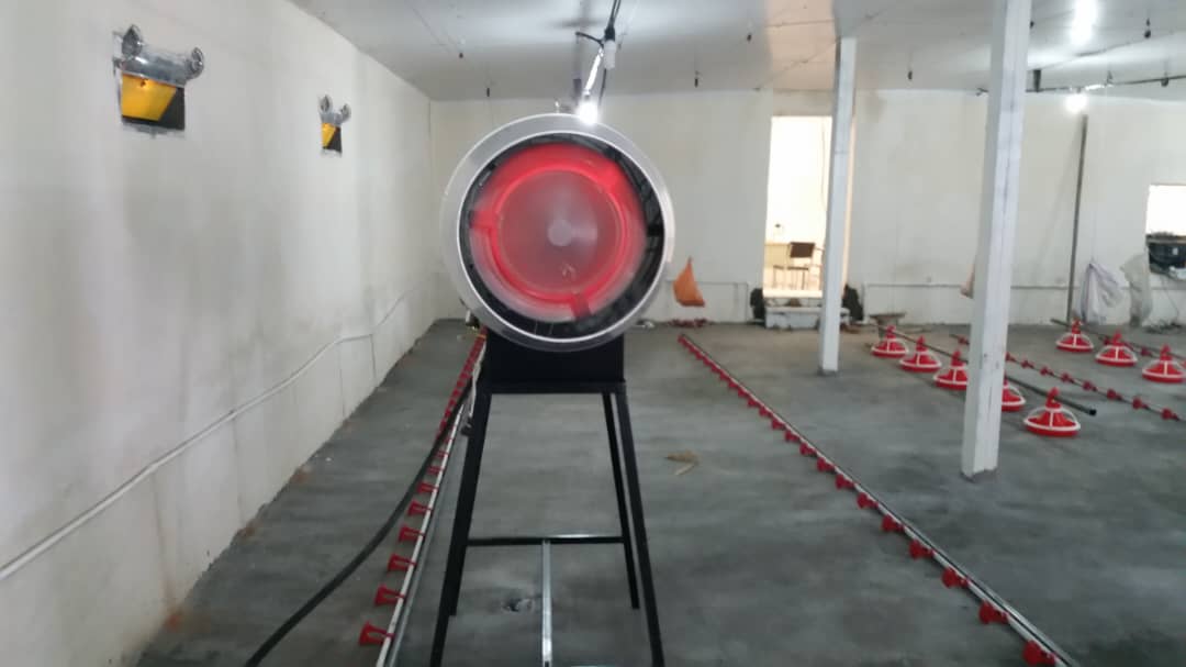 جت هیتر برای مرغداری